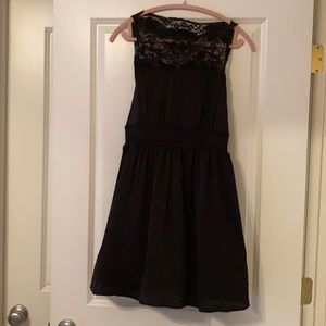 Black free people knee length dress